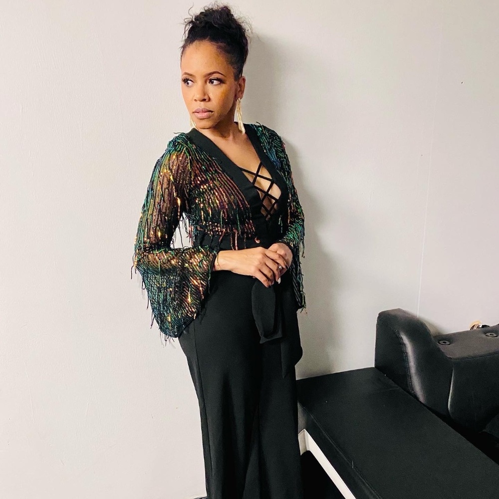 Classy Sequin Jumpsuit